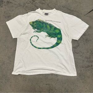 Vintage Jim Morris Iguana Reptile Tee XL